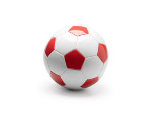 Футбольный мяч TUCHEL - красный/белый