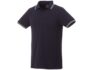 Рубашка поло «Fairfield» мужская - XS, темно-синий/серый меланж/белый