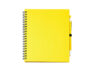 Блокнот LEYNAX с шариковой ручкой - желтый