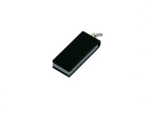 USB 2.0- флешка мини на 16 Гб с мини чипом в цветном корпусе - 8Gb, черный