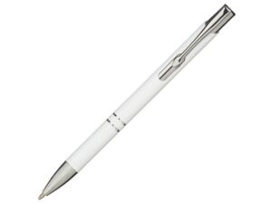 Ручка металлическая шариковая «Moneta» - синий, белый/серебристый