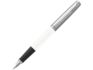 Ручка перьевая Parker Jotter, F - белый, серебристый, черный