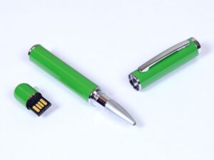 USB 2.0- флешка на 8 Гб в виде ручки с мини чипом - 32Gb, зеленый