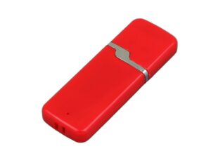 USB 2.0- флешка на 16 Гб с оригинальным колпачком - 16Gb, красный