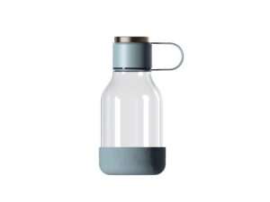 Бутылка для воды 2-в-1 «Dog Bowl Bottle» со съемной миской для питомцев, 1500 мл - голубой