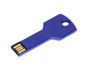 USB 2.0- флешка на 16 Гб в виде ключа - 64Gb, синий