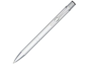 Ручка металлическая шариковая «Moneta» с анодированным покрытием - синий, серебристый