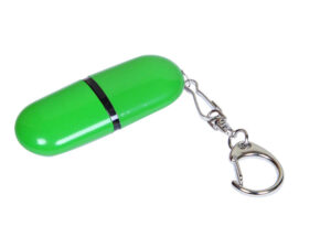 USB 2.0- флешка промо на 16 Гб каплевидной формы - 8Gb, зеленый