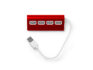 USB хаб PLERION - красный